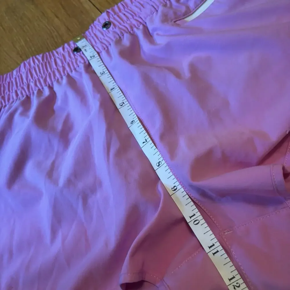 VUORI Women’s Clementine Short 2.0 Pink Medium No Drawstring Athleisure Workout